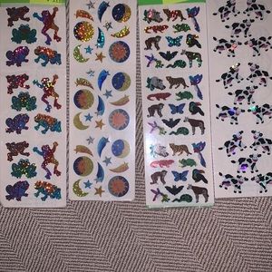 Lot of 4 vintage stickers